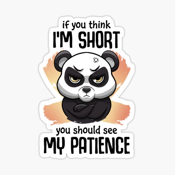 Sticker Impatient Redbubble