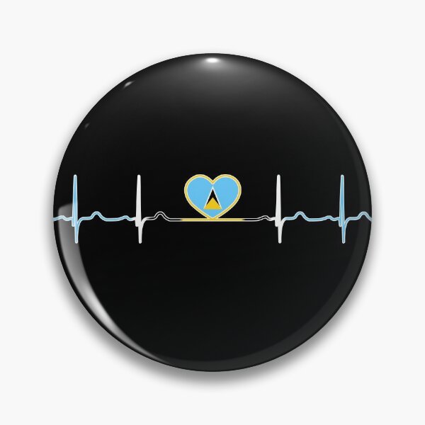 Item preview, Heartbeat Saint Lucia designed and sold by Heartbeatsalad.