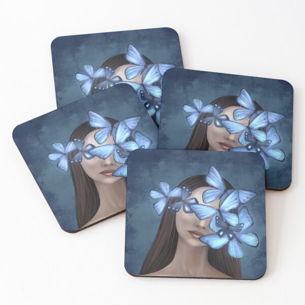 Item preview, Blue butterflies designed and sold by Meysaart.