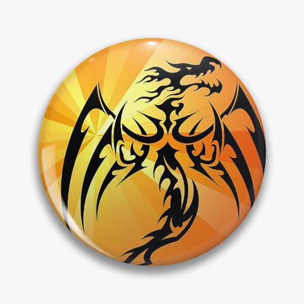 Item preview, dragon flying with sunburst in backround, lineart dragon with orange backround, fierce dragon, fire breathing dragon. dragon tatoo designed and sold by Nostrathomas66.