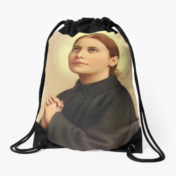 Saint Gemma Galgani Drawstring Bag