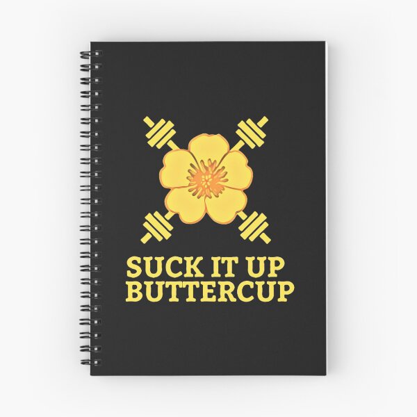 Item preview, Suck it up buttercup gym training yellow designed and sold by DesignsofNote.