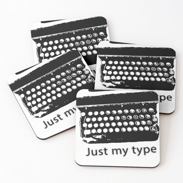 Item preview, Just my type typewriter design designed and sold by theted4.