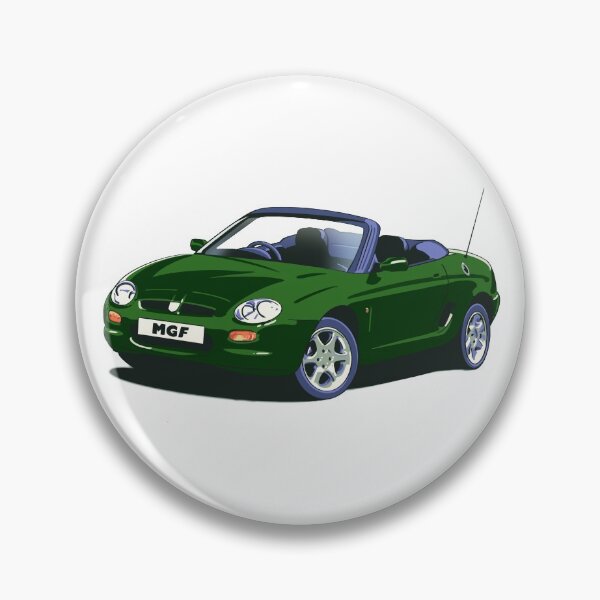 Item preview, MG Rover MGF car in British Racing Green  designed and sold by Webazoot Industries - Car Art.