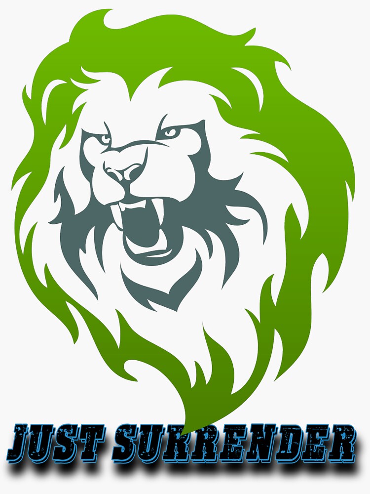Thumbnail 3 of 3, Sticker, Just surrender 2 designed and sold by Semapemodiba.