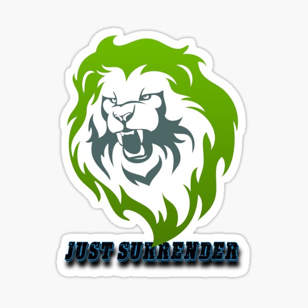 Just surrender 2 Sticker