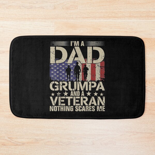 Item preview, Mens Vintage I'm A Dad Grumpa And A Veteran Funny Grandpa  designed and sold by laurader.