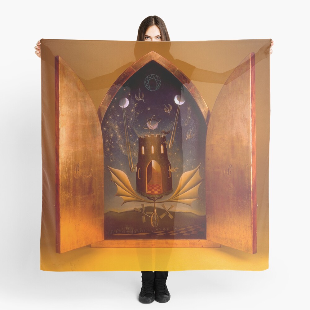 Icon (Window To The Magic World), by Remedios Varo Scarf