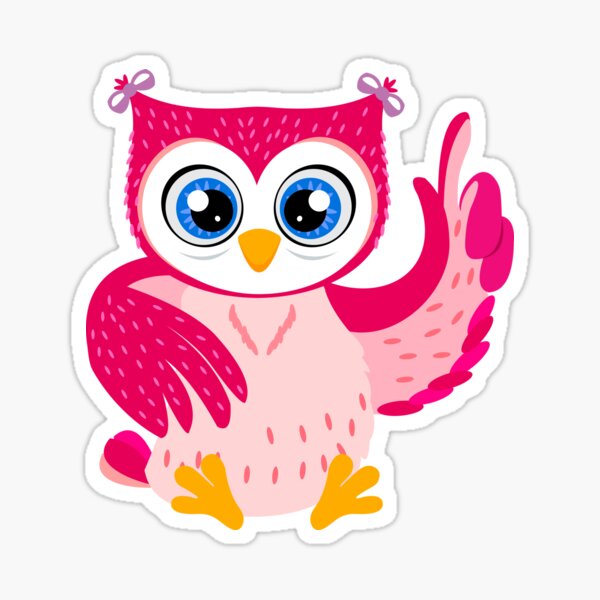 children's prints. bright illustrations Sticker