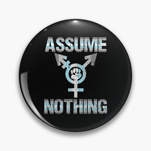Item preview, Assume Nothing Demiboy Flag Bigender Pride designed and sold by DominicIHolland.