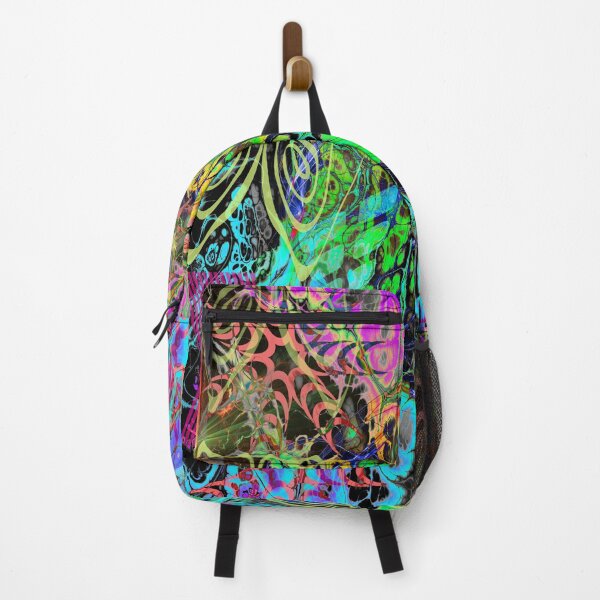 Item preview, Mosquito BIte (psychedelic, colorful, rainbow) designed and sold by Discordant Dreams Art.
