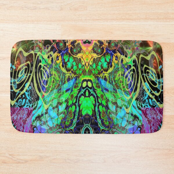 Item preview, Mosquito BIte (psychedelic, colorful, rainbow) designed and sold by Discordant Dreams Art.