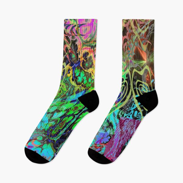 Item preview, Mosquito BIte (psychedelic, colorful, rainbow) designed and sold by Discordant Dreams Art.