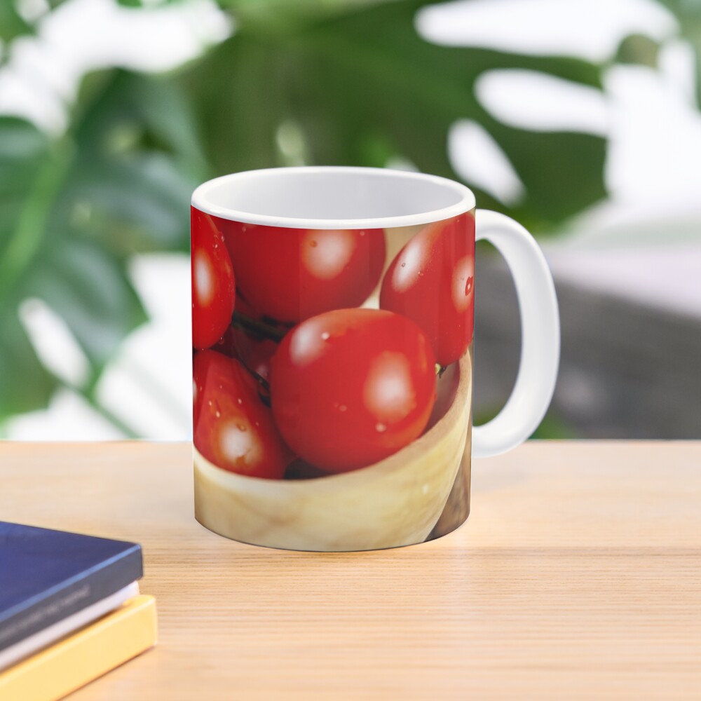 Download "Cherry tomatoes closeup" Mug by naturalis | Redbubble