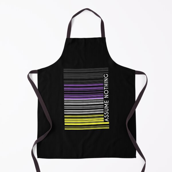 Item preview, Assume Nothing Nonbinary Flag Barcode Enby Genderqueer Lgbt designed and sold by DominicIHolland.