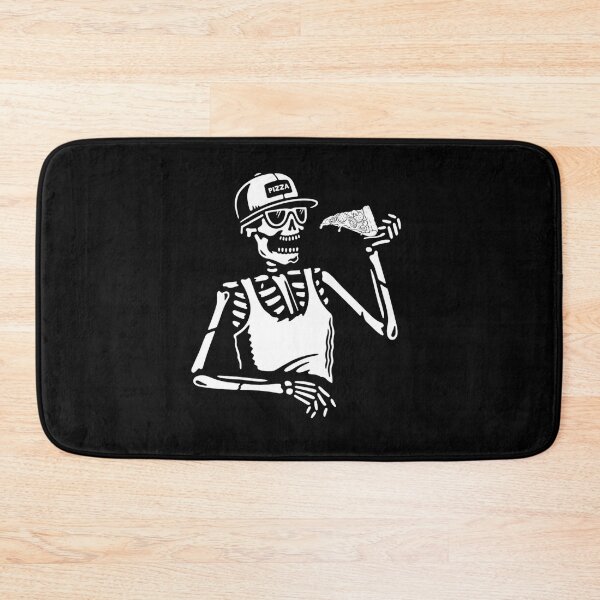 Item preview, Skeleton Eating Pizza designed and sold by Dodgefashion.