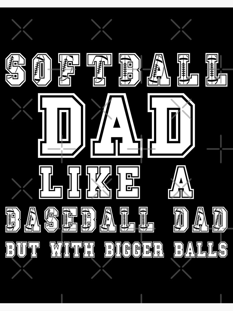 Dad of Ballers Football Baseball Dad Funny Quote Fathers Day Long Sleeve  T-Shirt