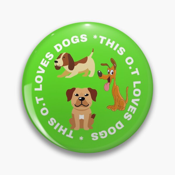 Item preview, Occupational Therapist loves dogs designed and sold by PinkArtDesigns.