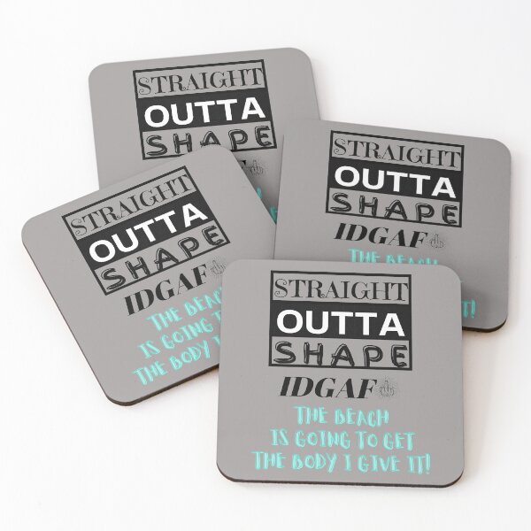 Item preview, Straight Outta Shape Beach Body Edition designed and sold by 52andretired.