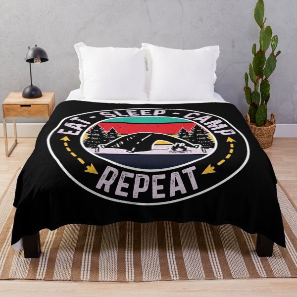 Item preview, Eat Sleep Camp Repeat - Camping Lover designed and sold by Peak Pine View.