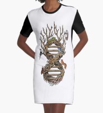 Infinitree of Life Graphic T-Shirt Dress