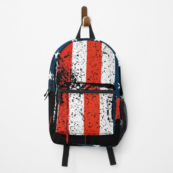 Item preview, US Flag Heart Shaped Vintage Dripping Red White and Blue designed and sold by Darcy777.