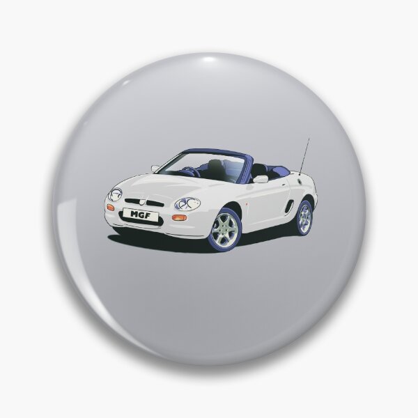 Item preview, MG Rover MGF car in White Diamond  designed and sold by Webazoot Industries - Car Art.
