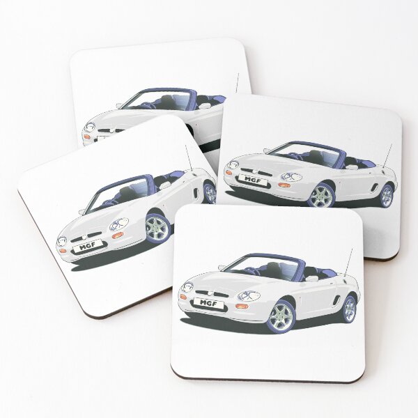Item preview, MG Rover MGF car in White Diamond  designed and sold by Webazoot Industries - Car Art.