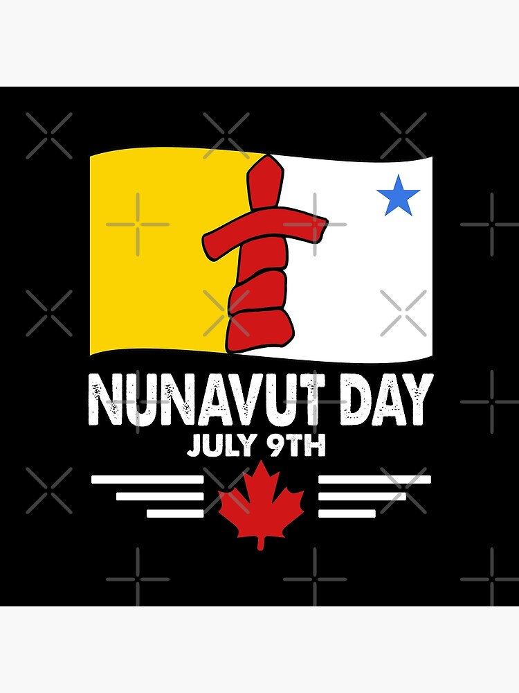 Disover Nunavut Day Throw Pillow