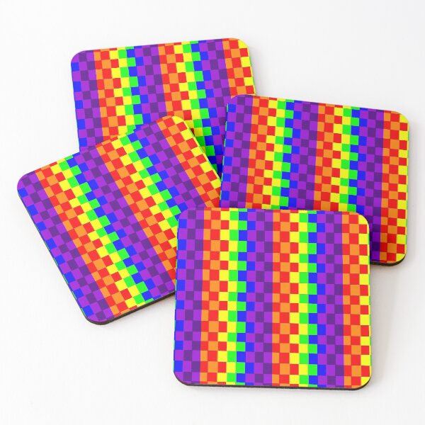 Item preview, Rainbow Checkers! designed and sold by elliebeth85.