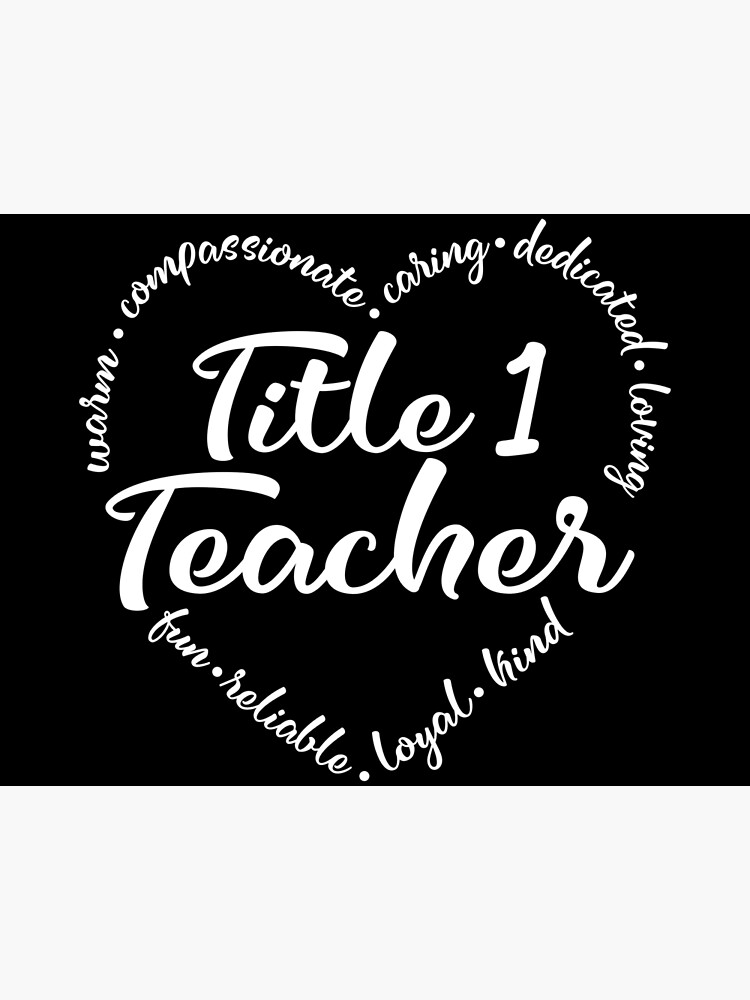 what is a title 1 teacher assistant