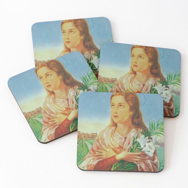 Saint Maria Goretti Coasters (Set of 4)