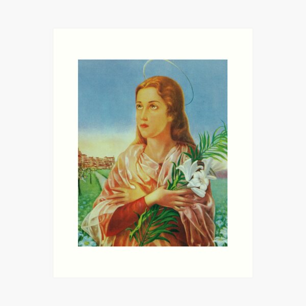 Saint Maria Goretti Art Print
