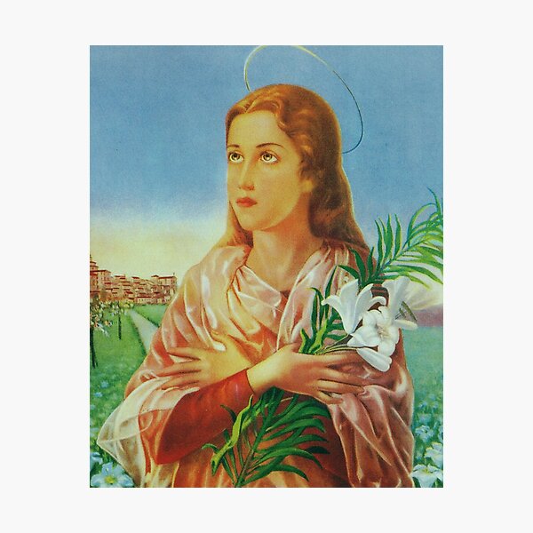 Saint Maria Goretti Photographic Print