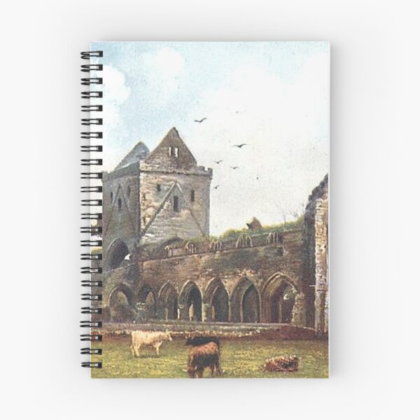 Item preview, Vintage Illustration of Sweetheart Abbey near Dumfries, Scotland designed and sold by yourscotland.