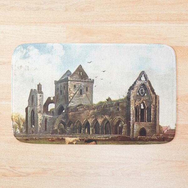 Item preview, Vintage Illustration of Sweetheart Abbey near Dumfries, Scotland designed and sold by yourscotland.