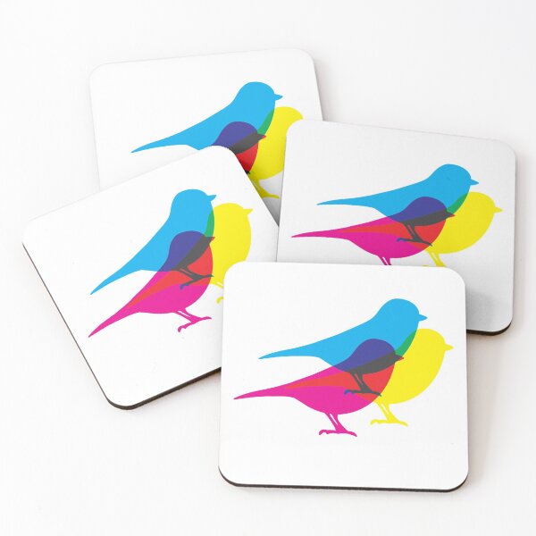 Artikelvorschau, CMYK-Vögel entworfen und verkauft von SJAPhoto.