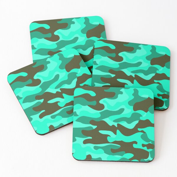 Item preview, Aquamarine vortex camo pattern designed and sold by NexusArts.