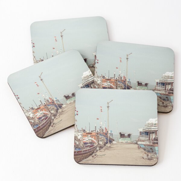 Item preview, Fishing Boats in a Harbour designed and sold by oprone.