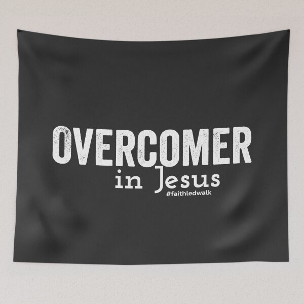 Item preview, Overcomer in Jesus - John 16:33 designed and sold by JacquelineLim.