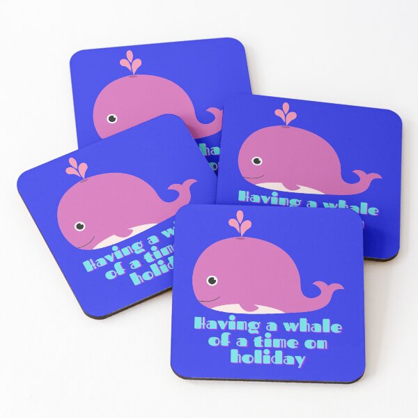 Item preview, Having a whale of time on holiday designed and sold by PinkArtDesigns.