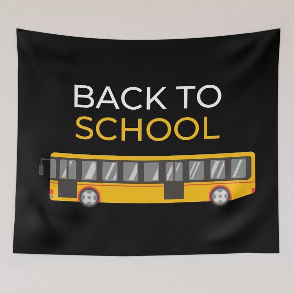 Item preview, Back To School (Bus Version) - Black BG designed and sold by FilipeFerreira.