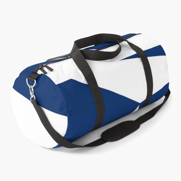 Item preview, Abstract Triangle Geometric Color Block Blue White designed and sold by wordznart.