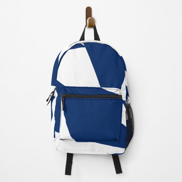Item preview, Abstract Triangle Geometric Color Block Blue White designed and sold by wordznart.