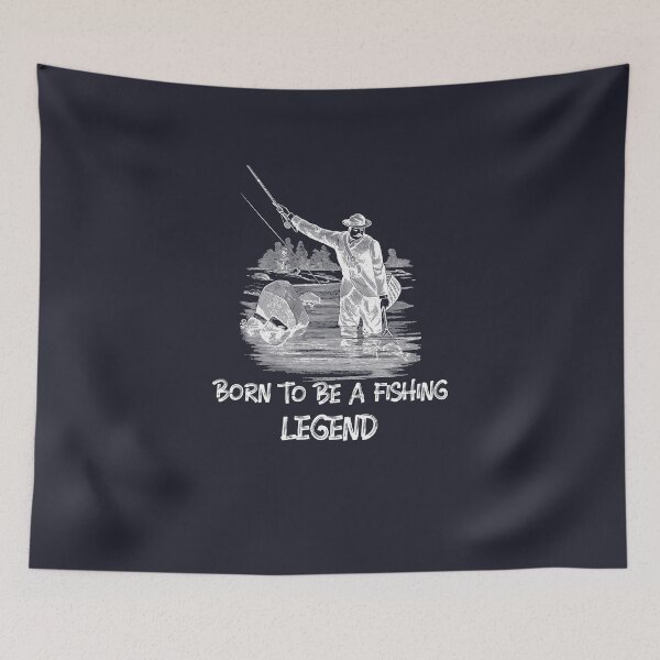 Item preview, Born to be a fishing Legend designed and sold by art-fox.