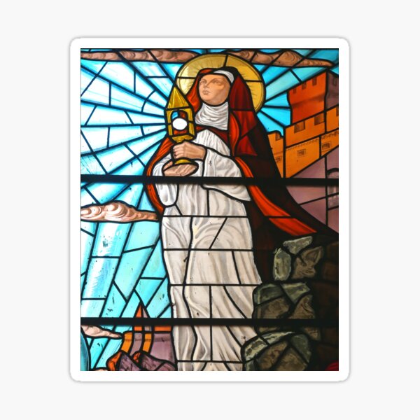 Saint Clare of Assisi Sticker
