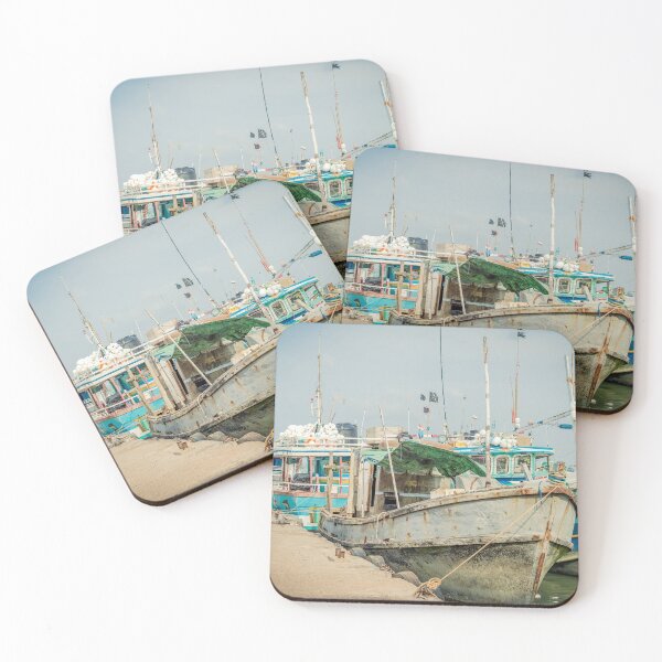 Item preview, Fishing Boats in a Harbour designed and sold by oprone.