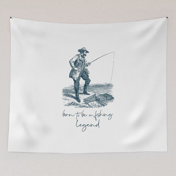 Item preview, Born to be a fishing Legend designed and sold by art-fox.
