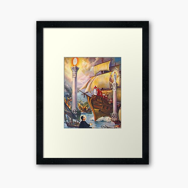 Vision of Sant John Bosco Framed Art Print
