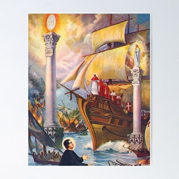 Vision of Sant John Bosco Poster